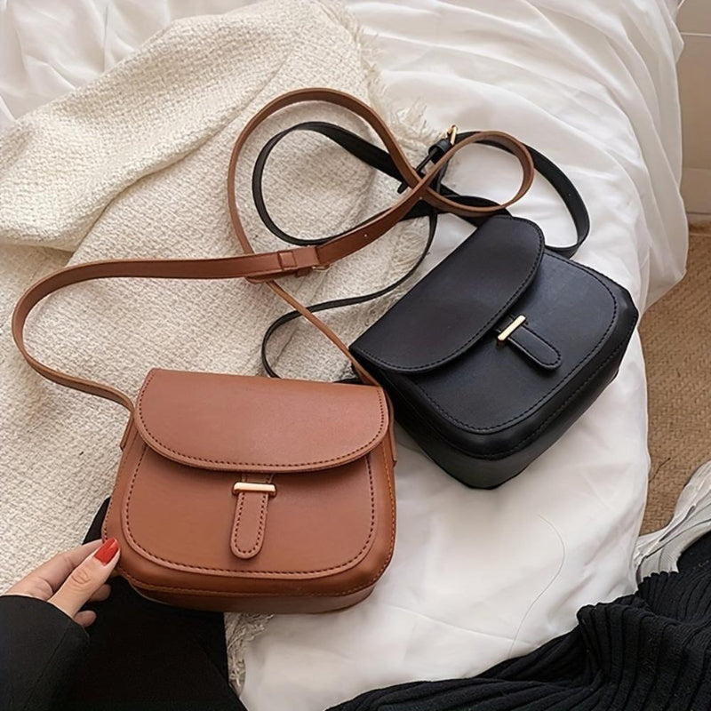 Aria™ Retro Grace | Bolsa Transversal Elegante de Sela