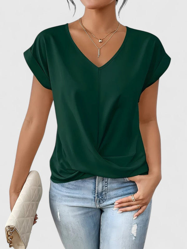 Mahrianne | Blusa Confortável com Decote em V