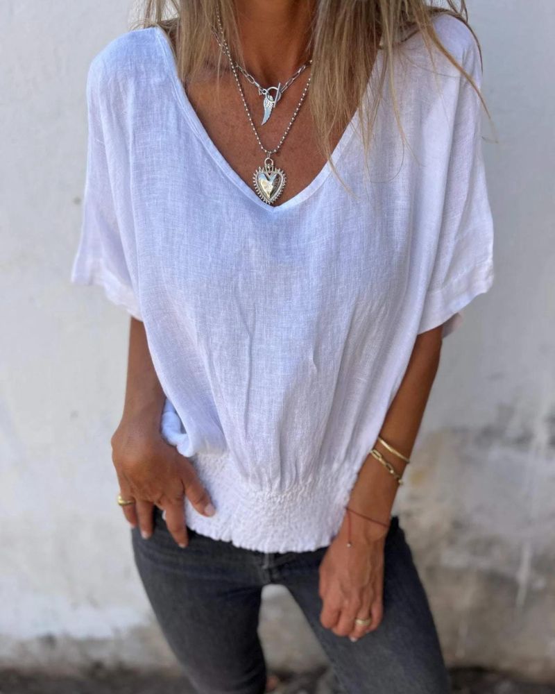 LENNOX – CAMISETA GOLA V APERTO
