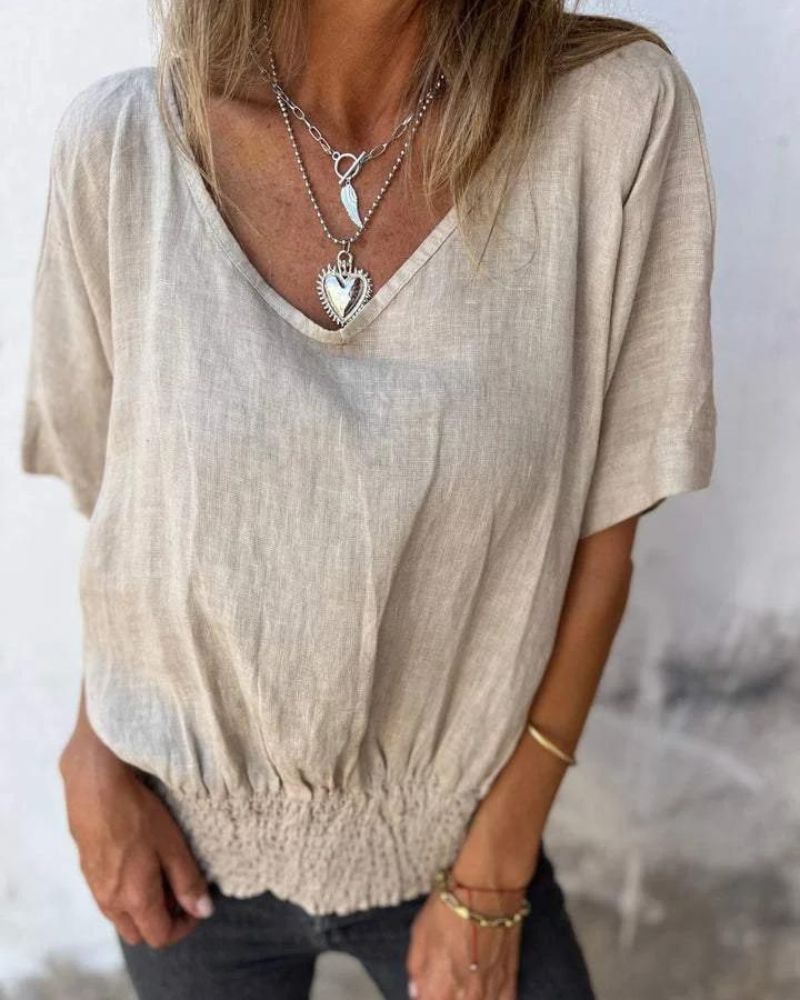 LENNOX – CAMISETA GOLA V APERTO