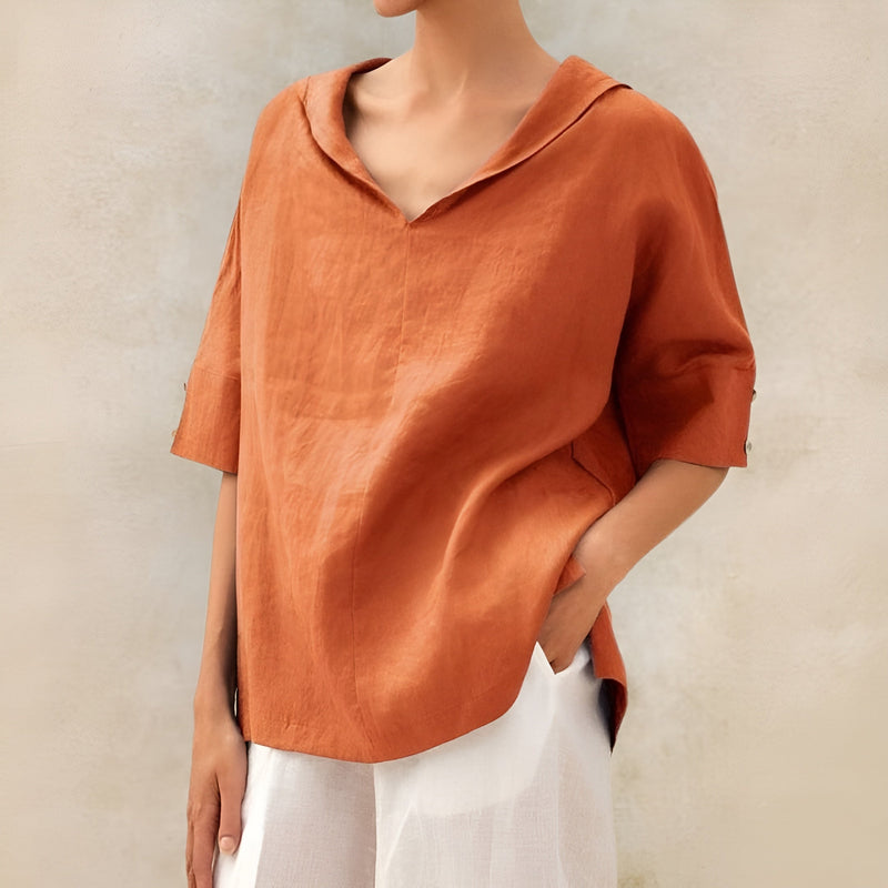 Lyndzi | Blusa de Linho