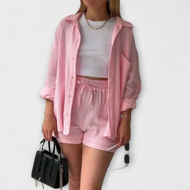 Roselina | Top e Calça Elegantes