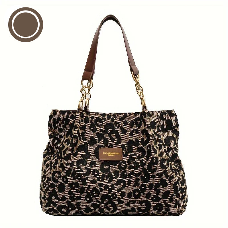 Olivia™ - Bolsa de Lona com Detalhes Feitos à Mão