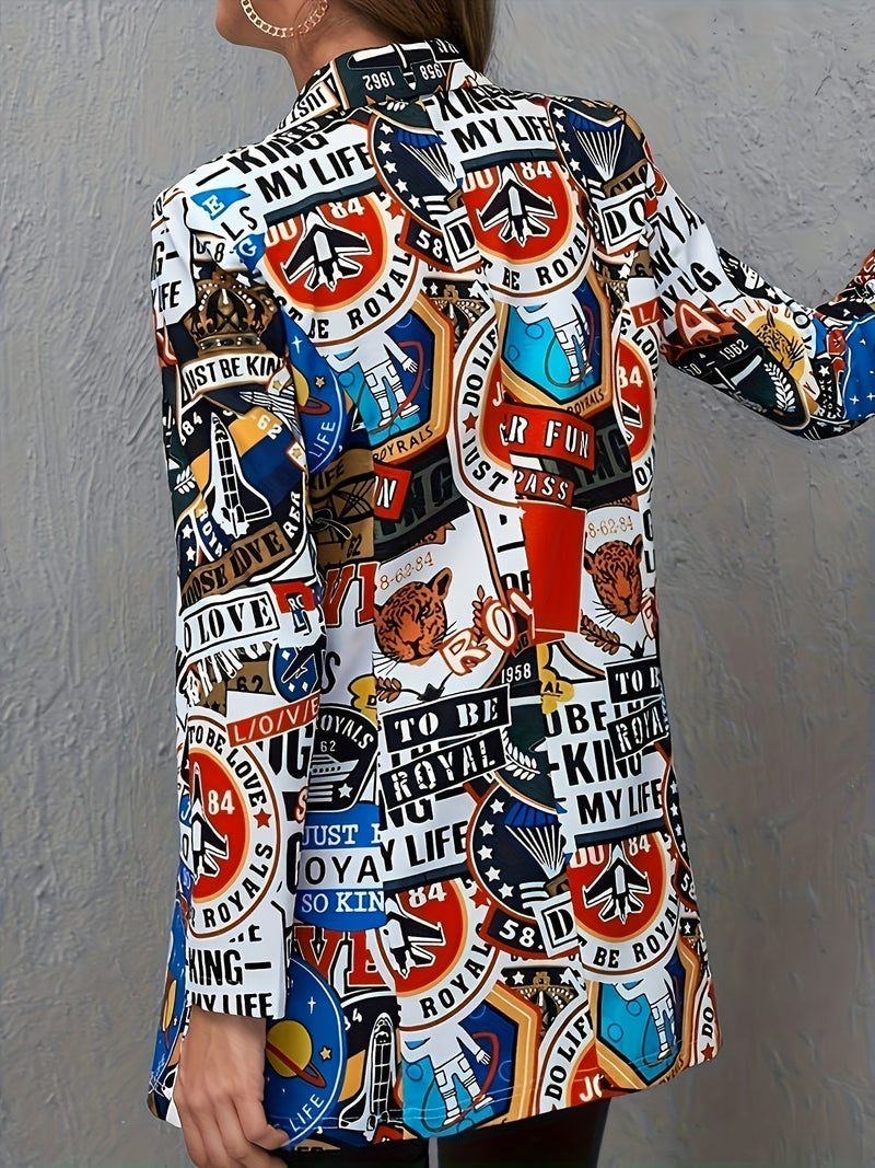 Avery™ - Blazer Grafite Moderno