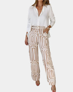 Conjunto Confortável e Elegante com Cinto de Presente