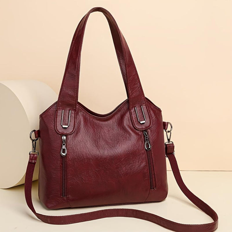 Bolsa de Ombro Lily™ Luxe Statement I Retro Tote