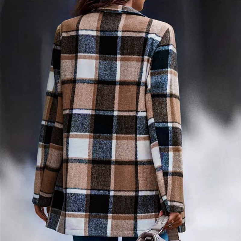 Avery™ - Blazer Vintage Xadrez