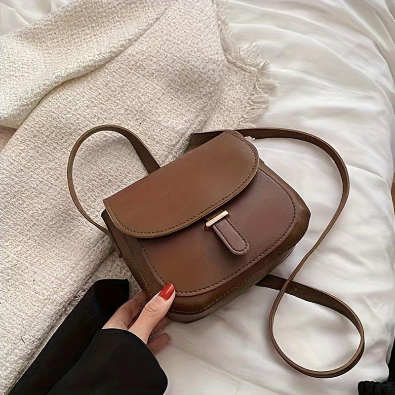 Aria™ Retro Grace | Bolsa Transversal Elegante de Sela