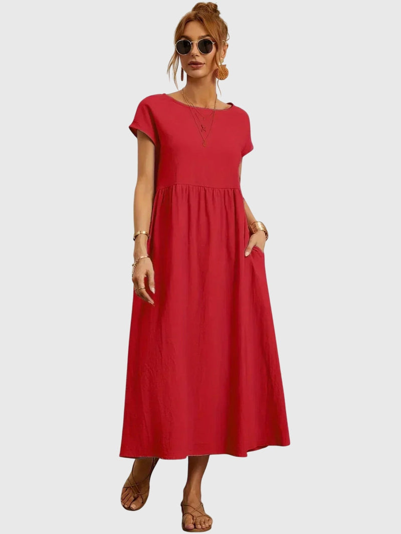 Giselle™ - Vestido Casual com Bolso