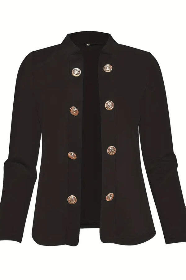 Layla™ - Blazer Estiloso de Dupla Abotoação