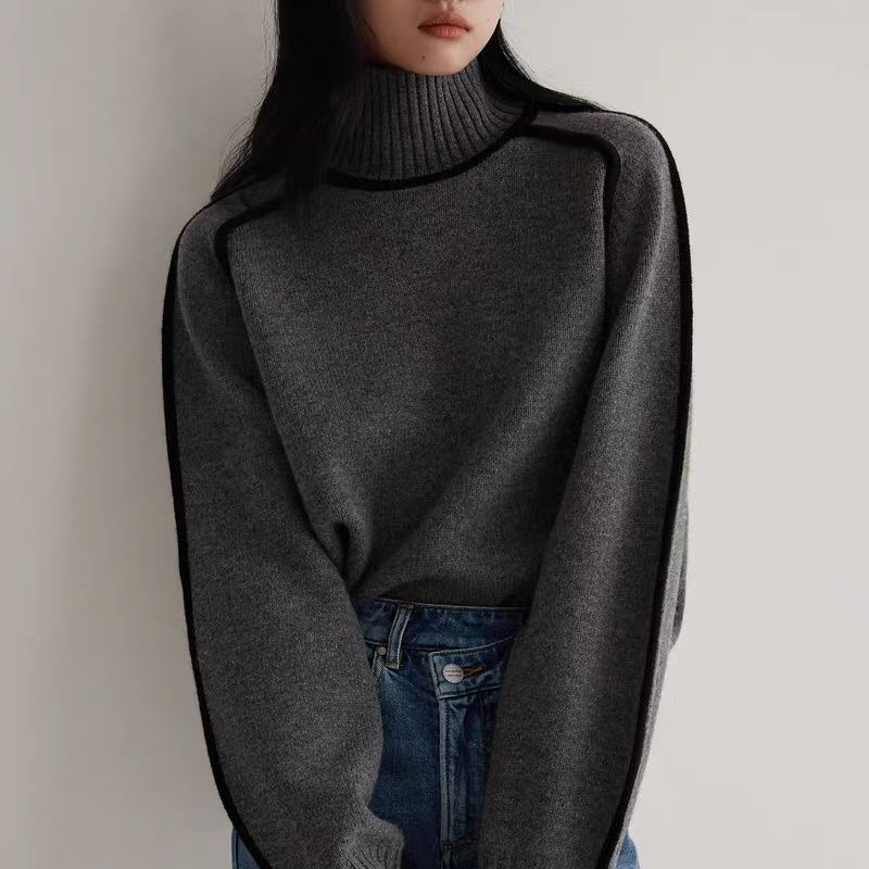 Claire - Suéter Elegante de Gola Alta