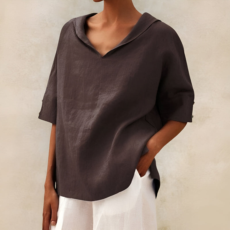 Lyndzi | Blusa de Linho