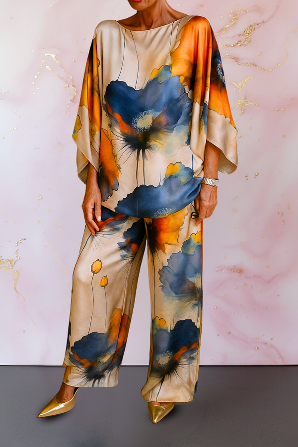 Evangelia | Conjunto Feminino de Duas Peças em Cetim