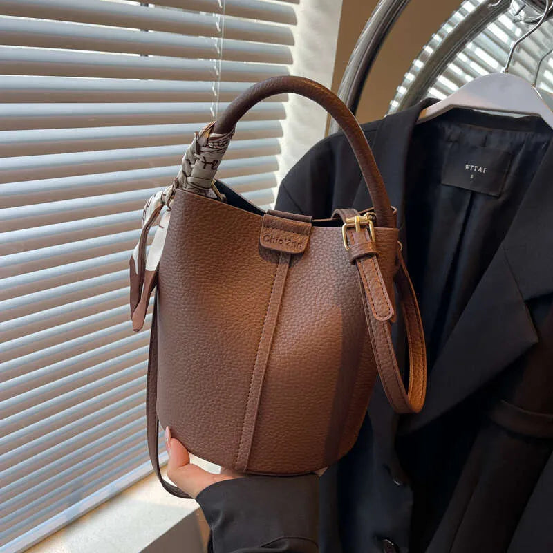 Abigail™ - Bolsa Retrô Tipo Balde