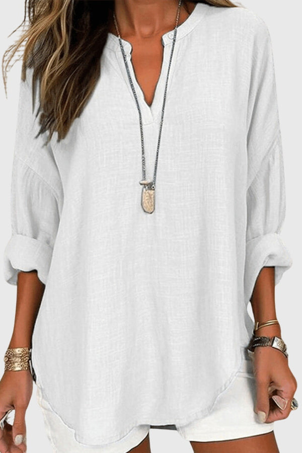 Lenara™ | Camisa de Praia Elegante e Fluida