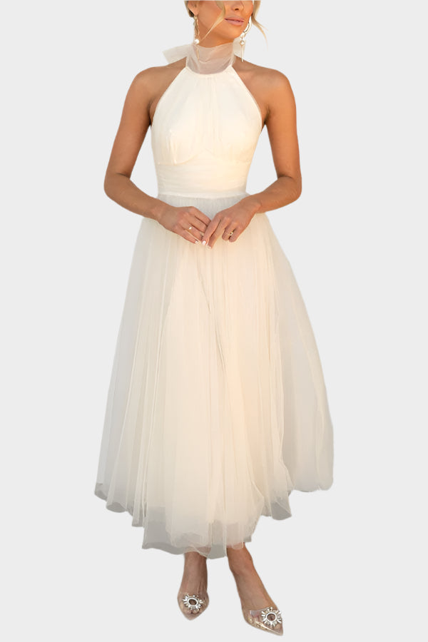 Midi Floral de Renda