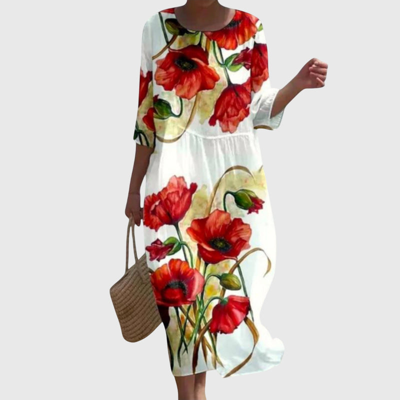 Hayley™ | Vestido Longo Floral Estiloso