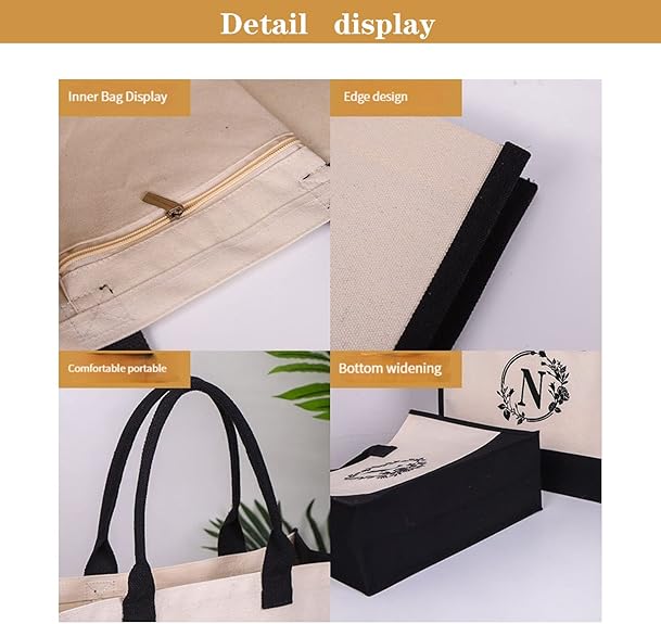 Harper™ - Bolsa Tote Personalizada com Letra