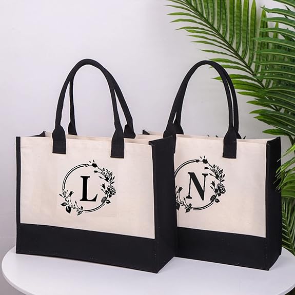 Harper™ - Bolsa Tote Personalizada com Letra