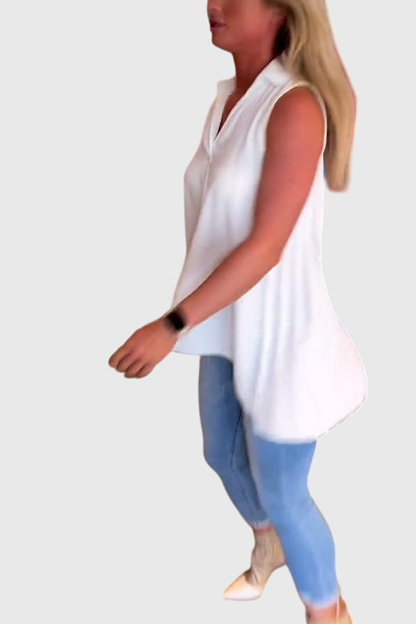 Lina™ | Blusa sem mangas