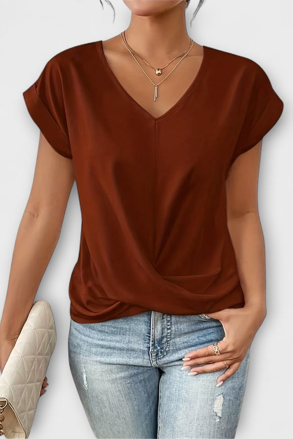 Carlinda | Blusa Elegante com Decote em V