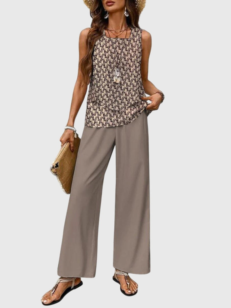 Brenda™ | Conjunto Elegante de Verão com 2 Peças