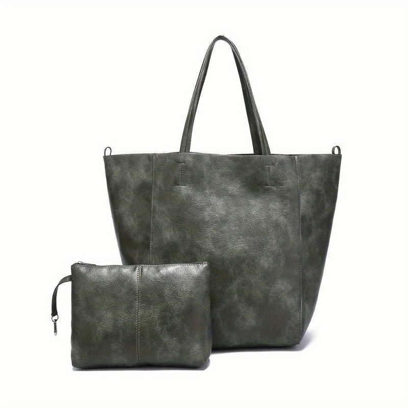 Olivia™ Maciez Retrô | Bolsa Tote de Grande Capacidade