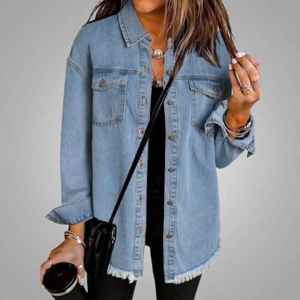 Roxanne | Jaqueta Jeans Casual Estilosa