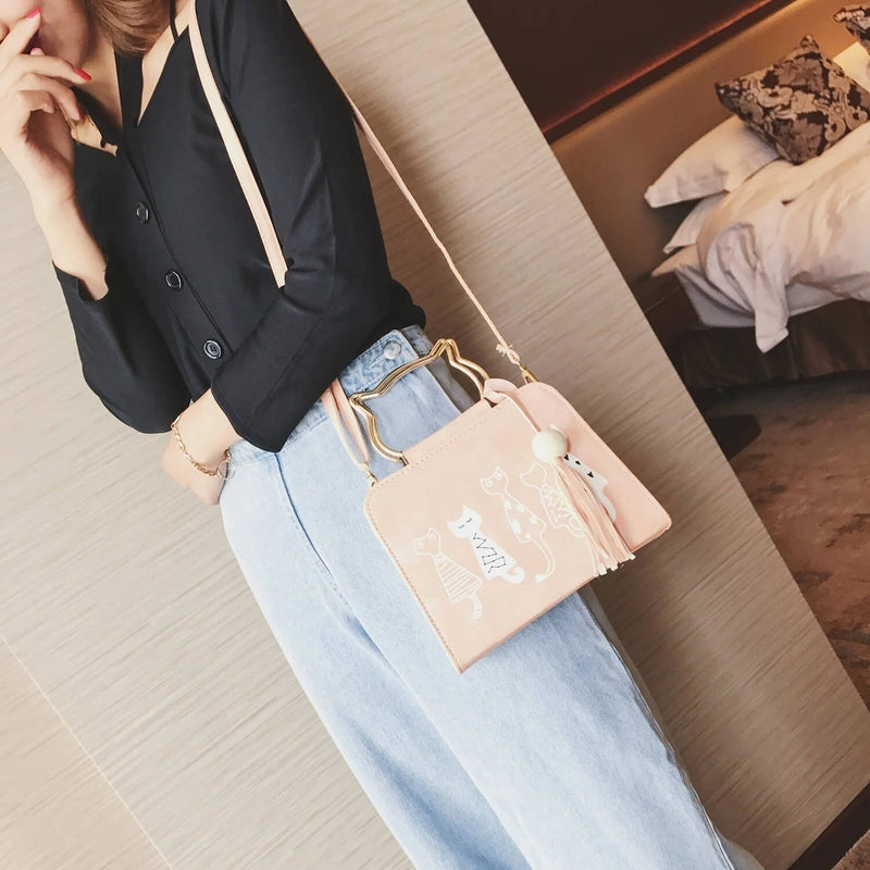 Layla™ - Bolsa Estilosa e Fofa de Gatinho