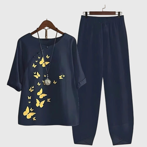 Alessia™ | Conjunto Confortável de Duas Peças