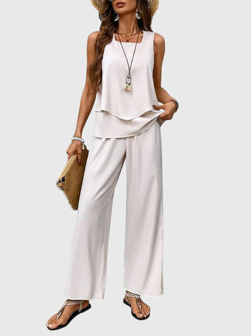 Brenda™ | Conjunto Elegante de Verão com 2 Peças