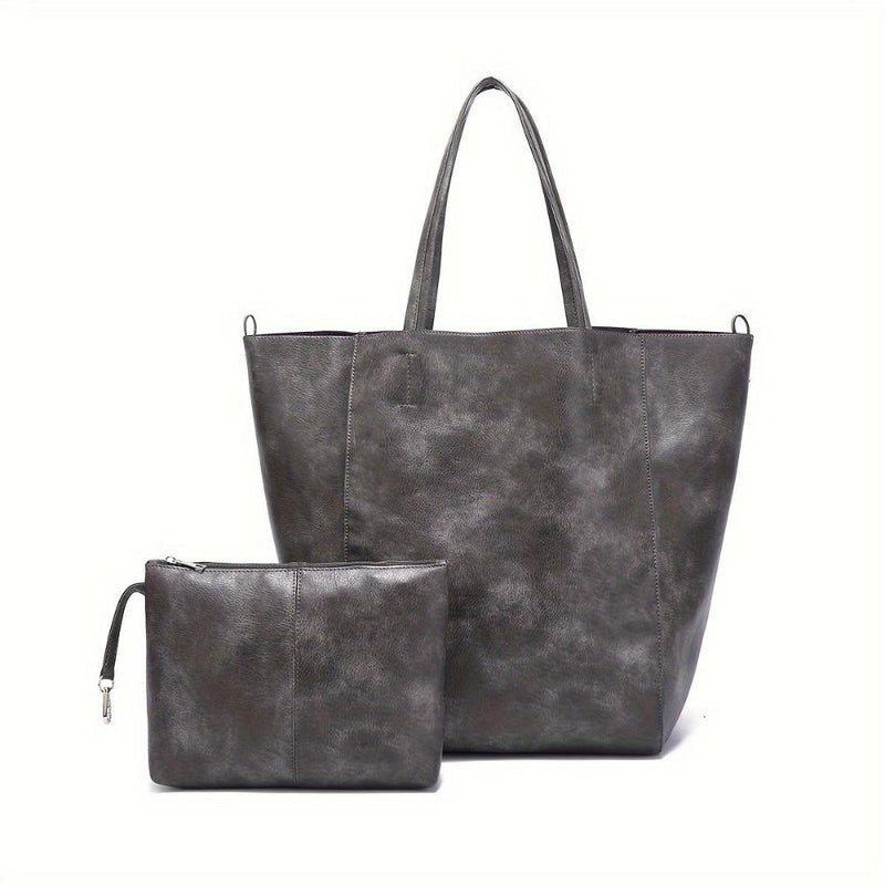 Olivia™ Maciez Retrô | Bolsa Tote de Grande Capacidade