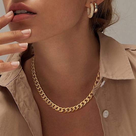 Corrente Chunky Cuban Link | Ouro