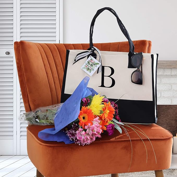 Harper™ - Bolsa Tote Personalizada com Letra