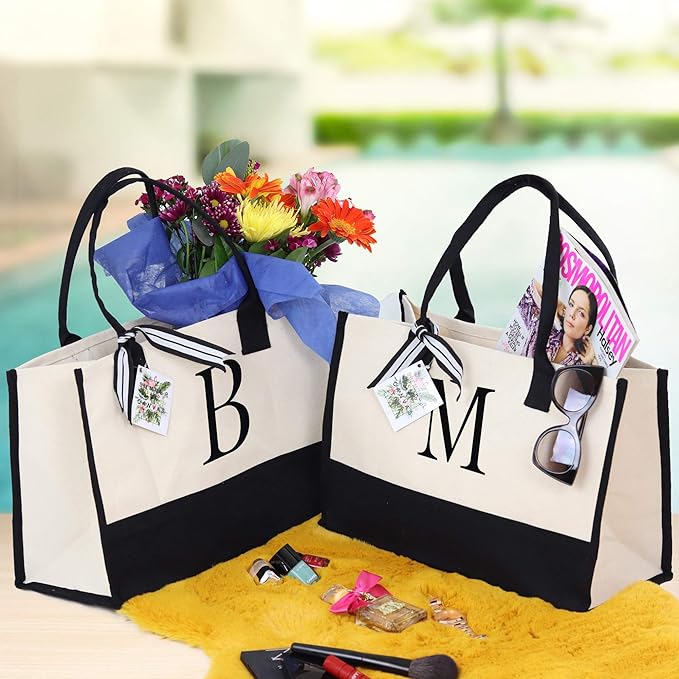 Harper™ - Bolsa Tote Personalizada com Letra