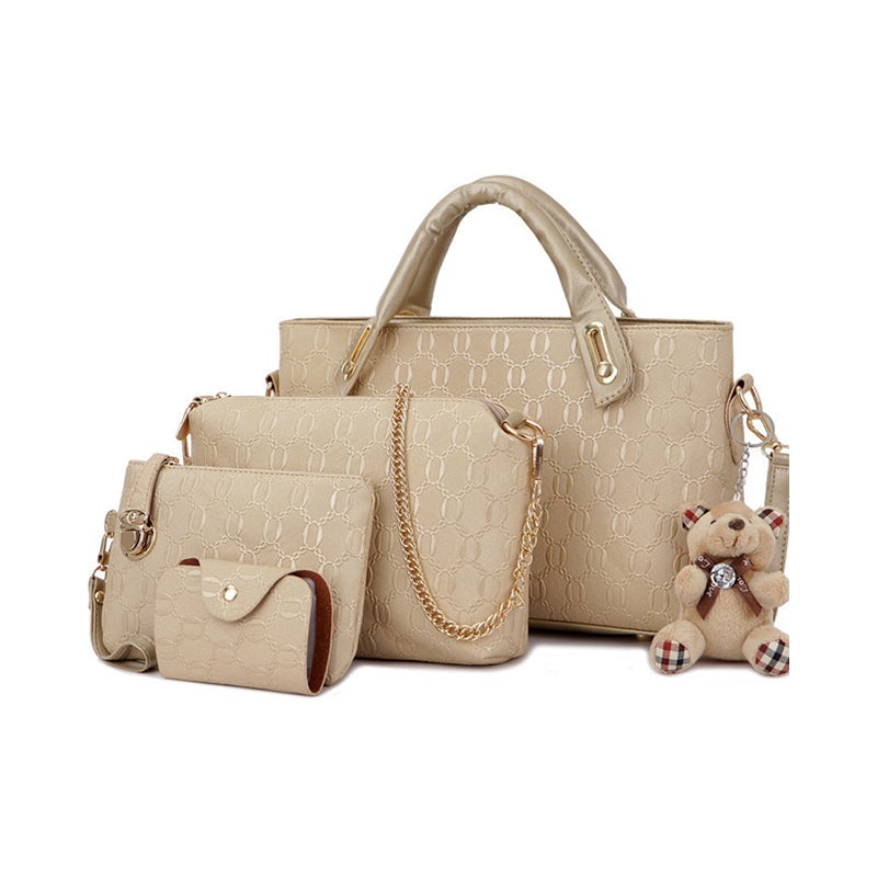 Conjunto Grace™ Luxe | Conjunto Elegante e Fofo de Bolsa com 4 Peças