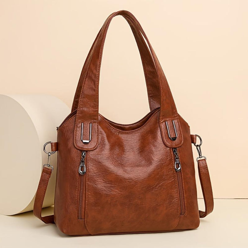Bolsa de Ombro Lily™ Luxe Statement I Retro Tote