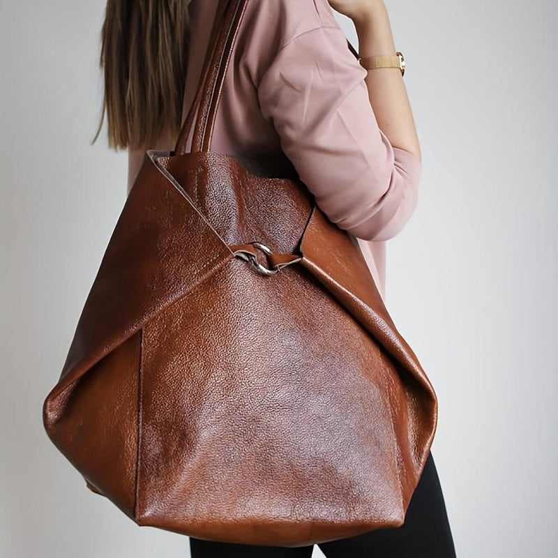 Olivia™ Maciez Retrô | Bolsa Tote de Grande Capacidade