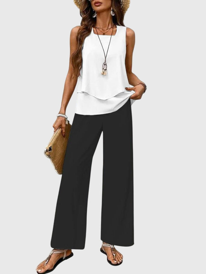 Brenda™ | Conjunto Elegante de Verão com 2 Peças