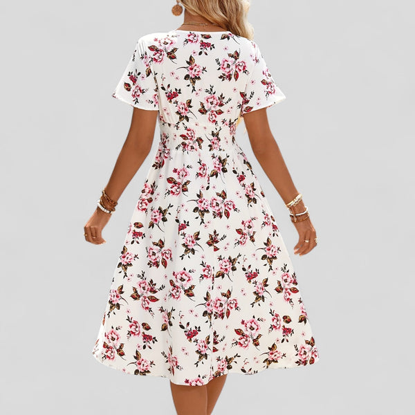 Gretalise | Vestido Midi Confortável de Verão