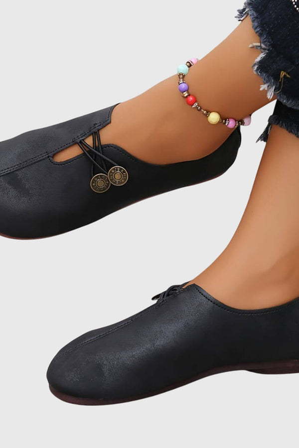 Teresa™ | Sapatos Ortopédicos de Couro