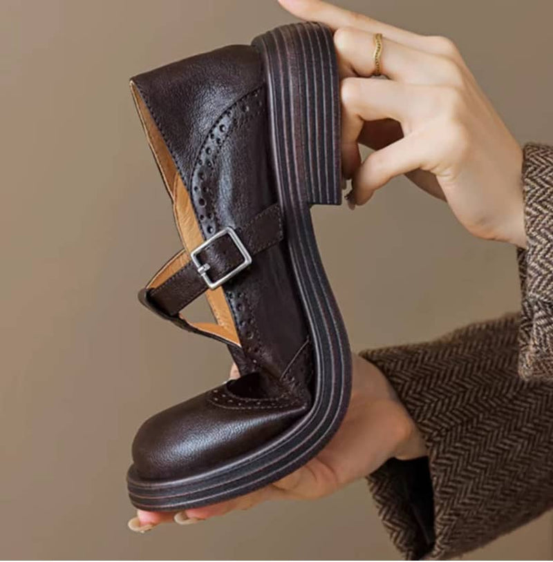 Sapatos de Couro Confortáveis