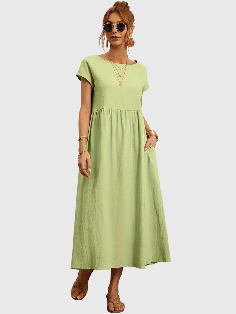 Giselle™ - Vestido Casual com Bolso