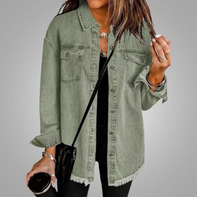 Roxanne | Jaqueta Jeans Casual Estilosa