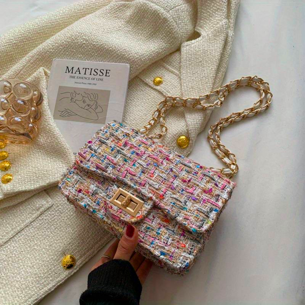 Madison™ - Bolsa de Ombro Elegante Feita à Mão