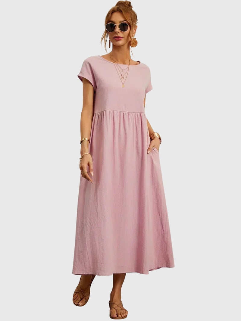 Giselle™ - Vestido Casual com Bolso