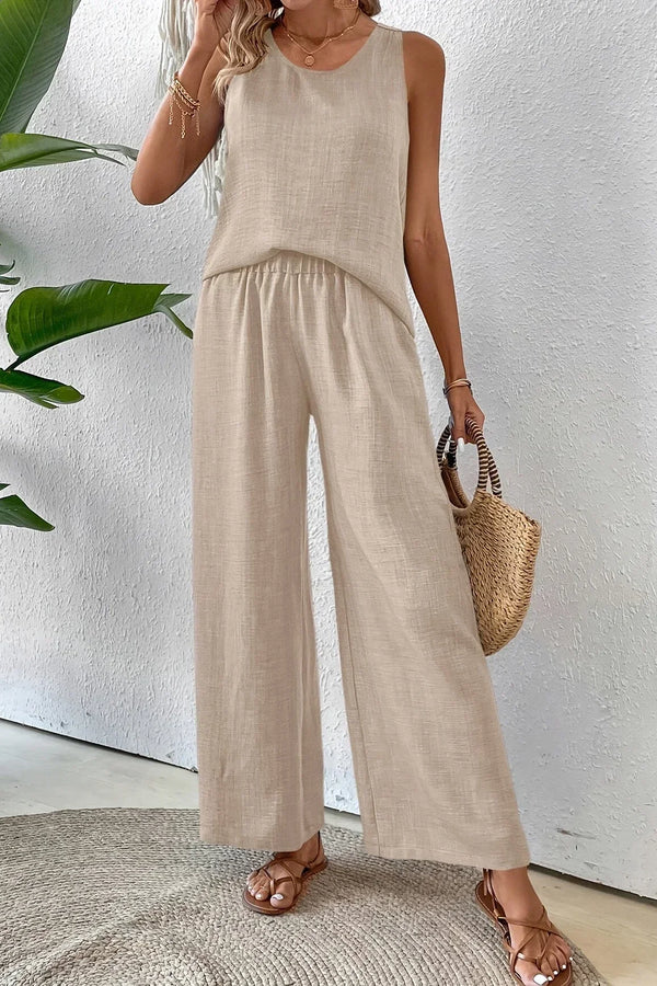 ELOWEN – CONJUNTO DE REGATA E CALÇA CHIC PARA O DIA TODO
