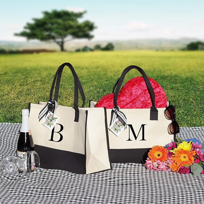Harper™ - Bolsa Tote Personalizada com Letra