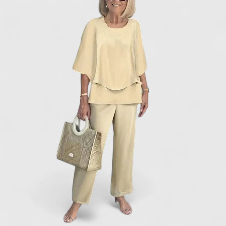Martha | Conjunto sofisticado de duas peças