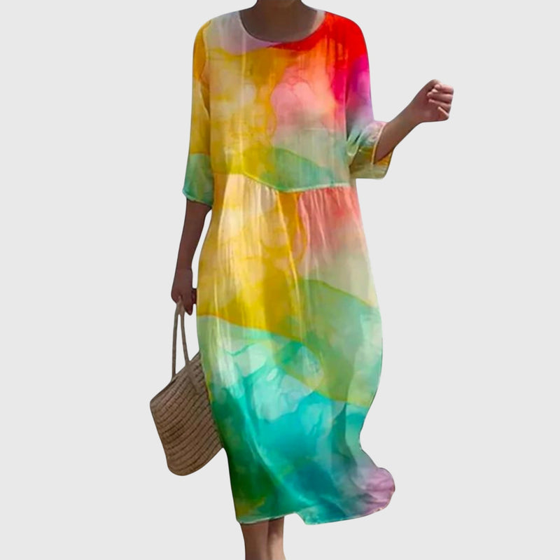 Hayley™ | Vestido Longo Floral Estiloso